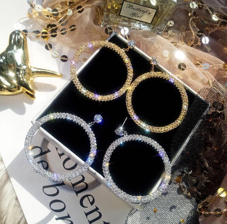 Bohemian Gemstone Hoop Earrings