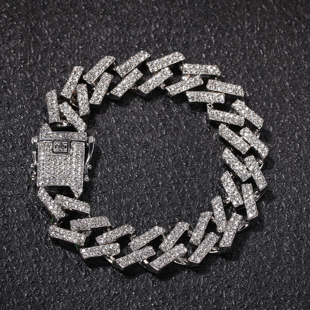 Cuban Chain Diamond Bracelet