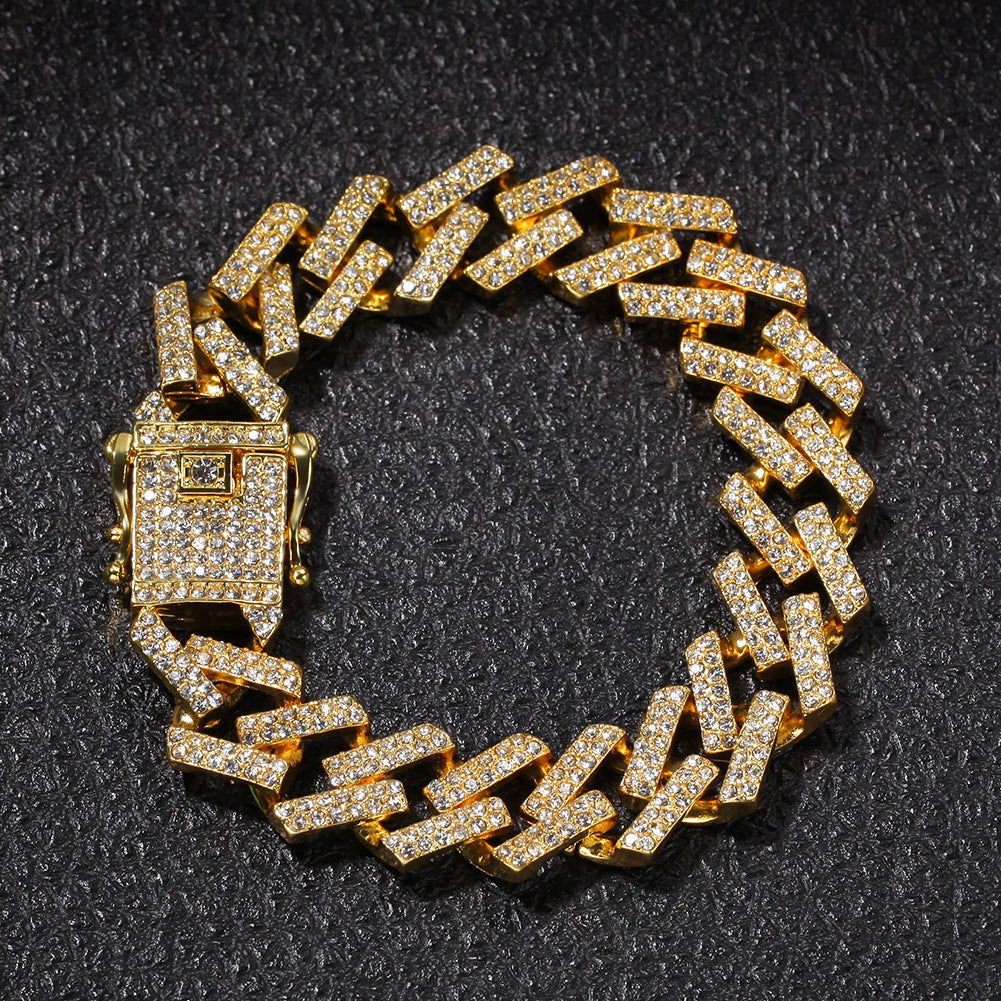 Cuban Chain Diamond Bracelet