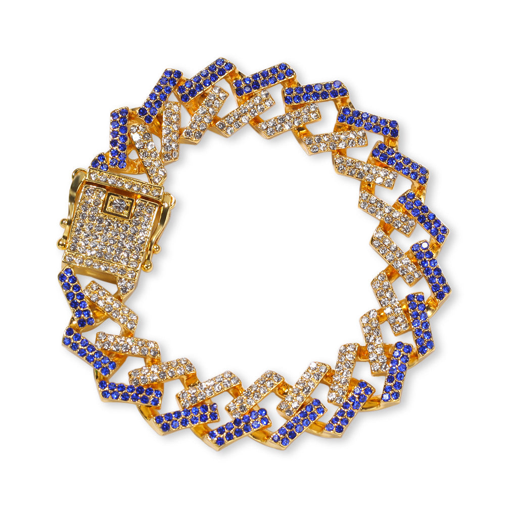 Cuban Chain Diamond Bracelet