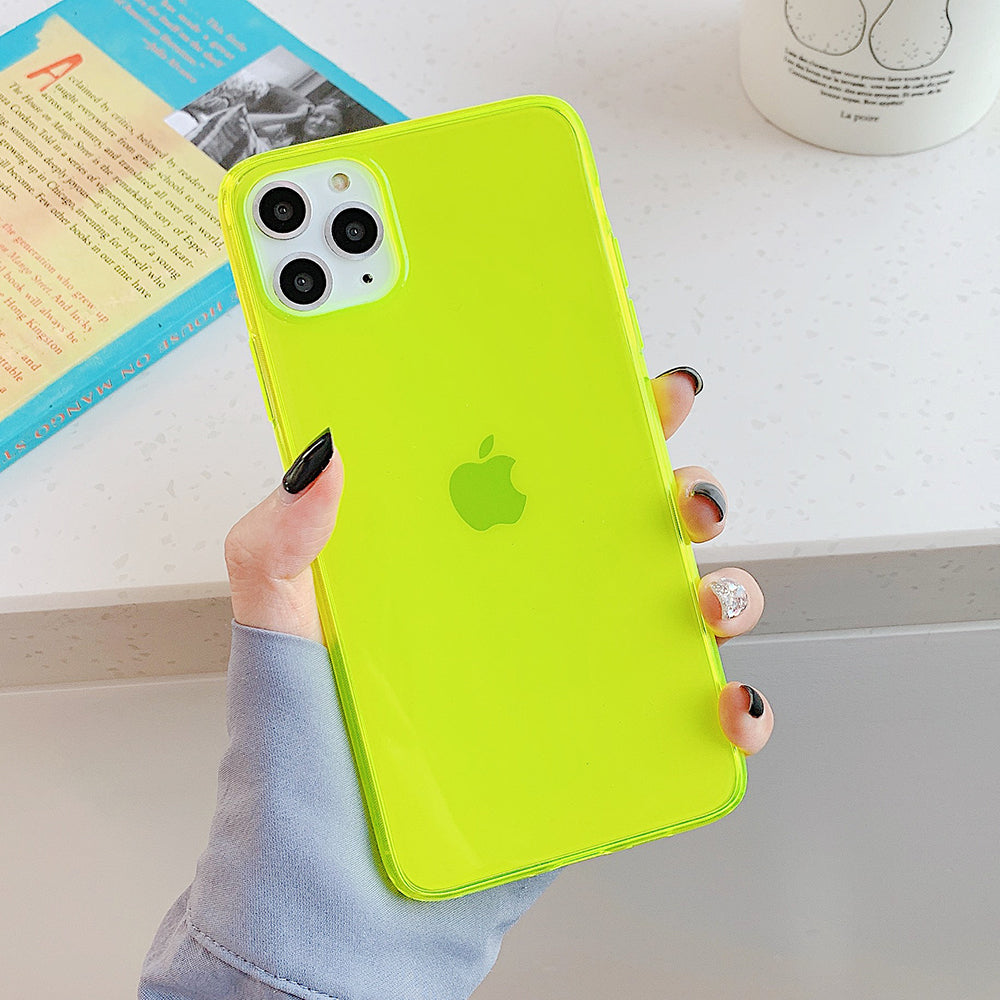 Neon Fluorescent Shatter-resistant Phone Cases - iPhone iPhone 7-13