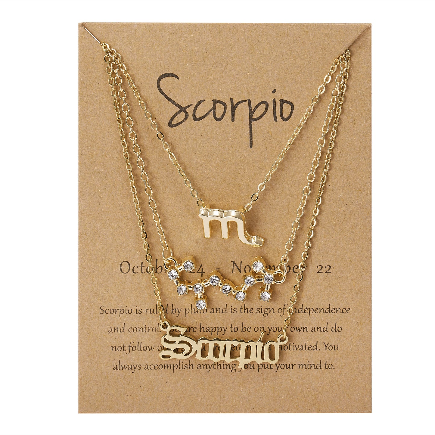 "Zodiacs of the Constellation" -  Necklaces