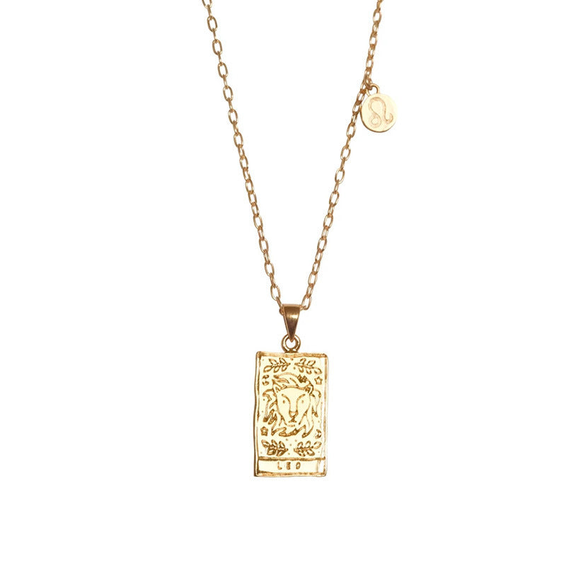 Tarot Constellation Clavicle Chain Necklace