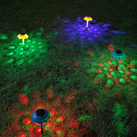 Solar Flashing LED Light for Landscape - Waterproof