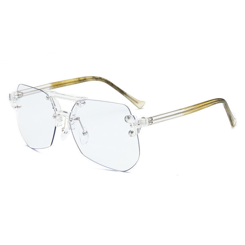 Anti-blue Light Rimless Glasses