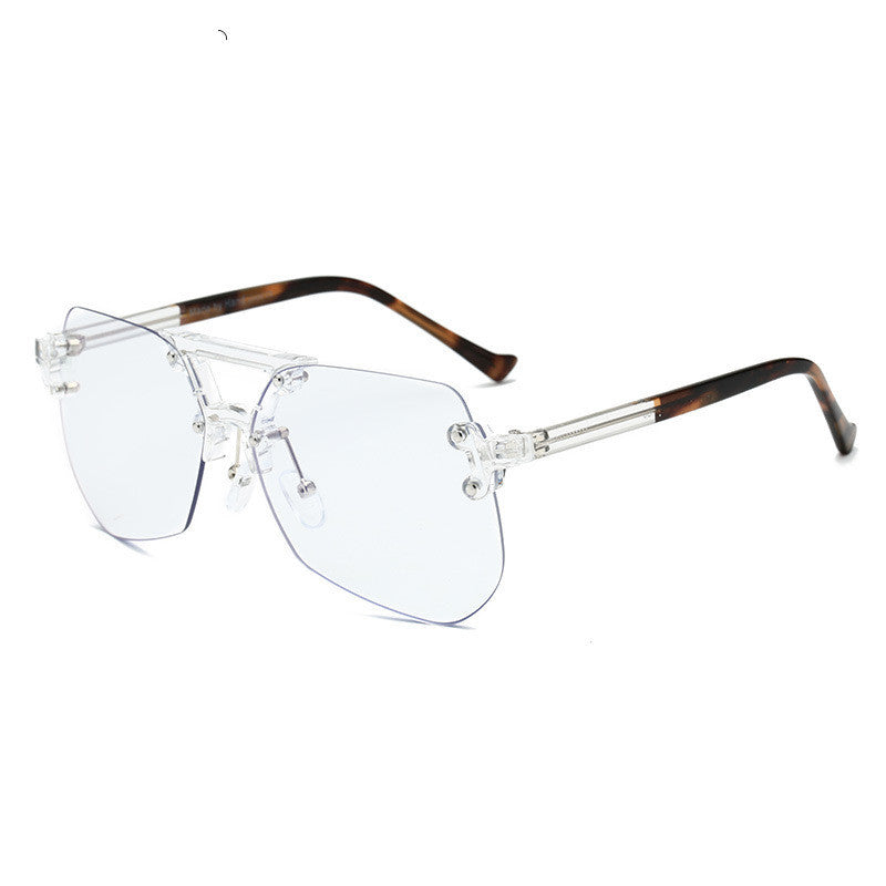 Anti-blue Light Rimless Glasses