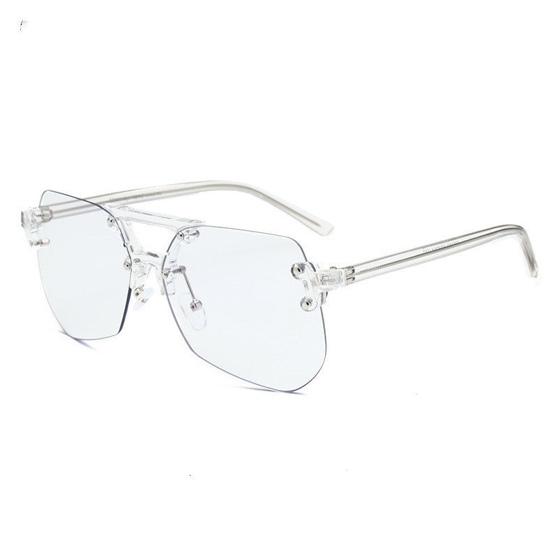 Anti-blue Light Rimless Glasses