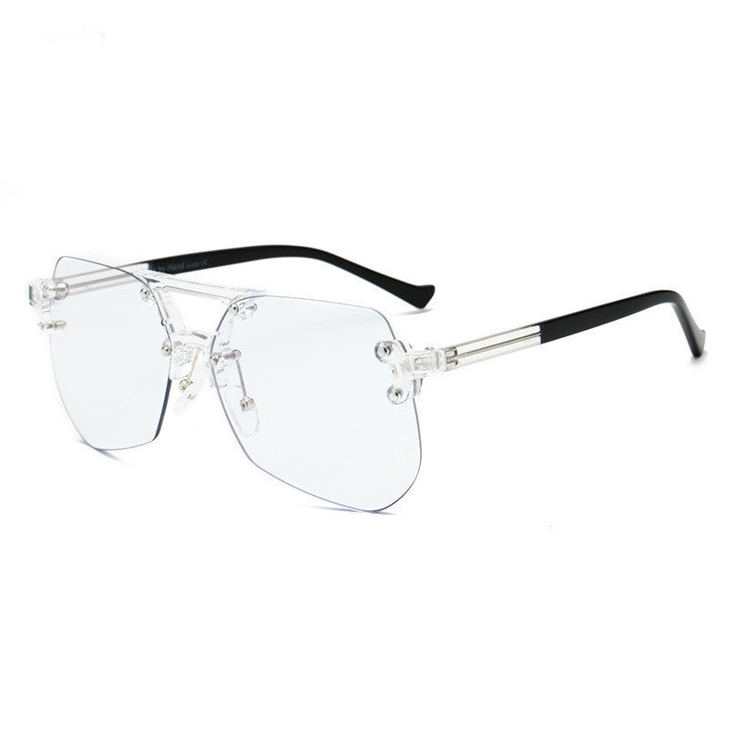 Anti-blue Light Rimless Glasses