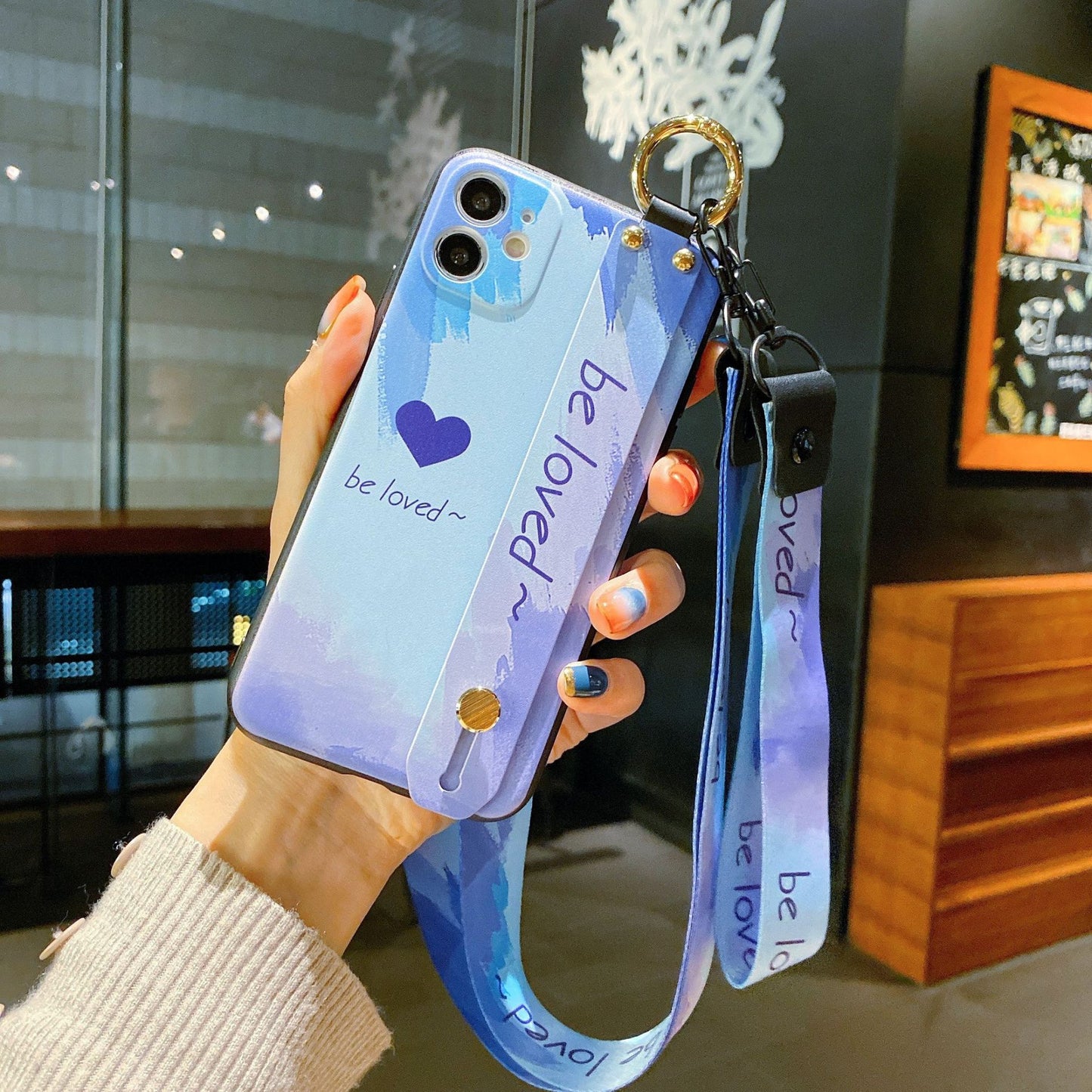 "Be Loved" - Wristband Watercolor Phone Cases - iPhone 7 - 12 Pro