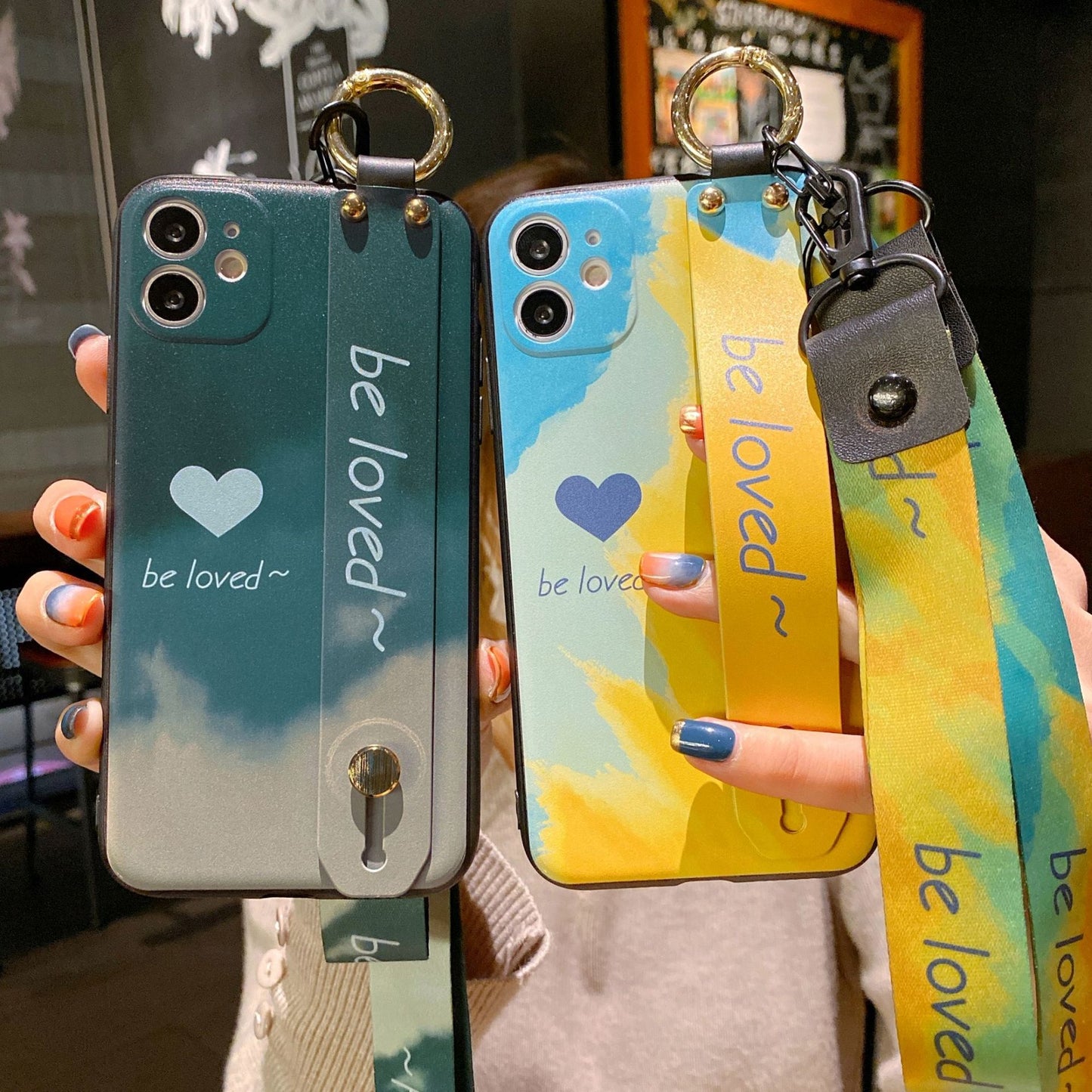 "Be Loved" - Wristband Watercolor Phone Cases - iPhone 7 - 12 Pro