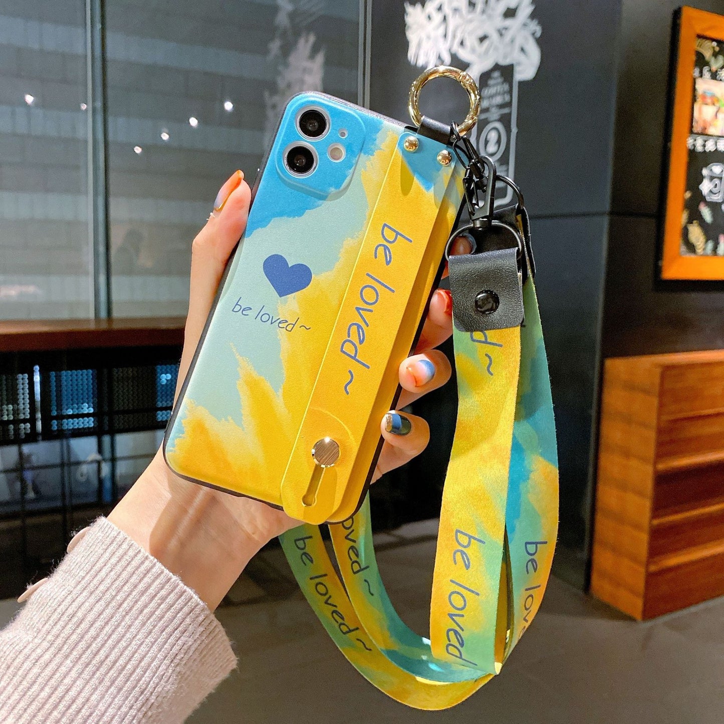 "Be Loved" - Wristband Watercolor Phone Cases - iPhone 7 - 12 Pro