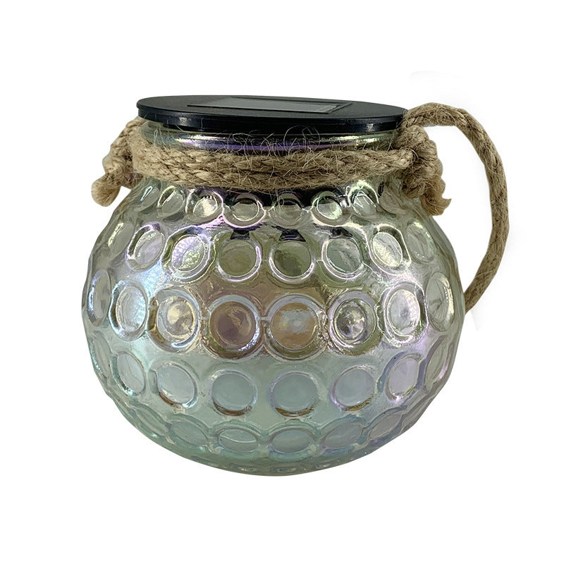Iridescent Hanging Solar Lantern for Garden - Waterproof