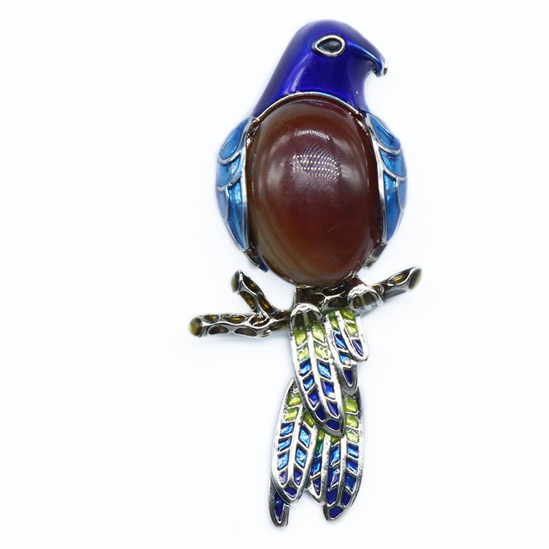 "Hello Birdie" - Brooch Pendant