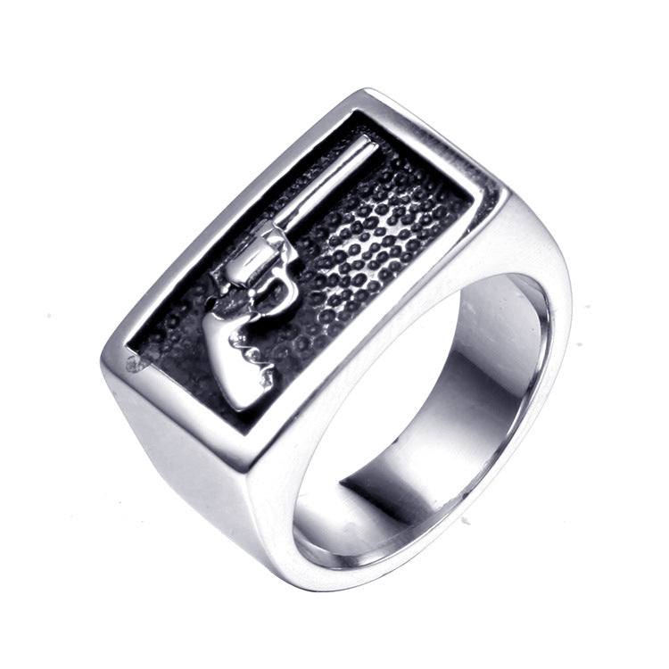 Metal F You Statement Rings