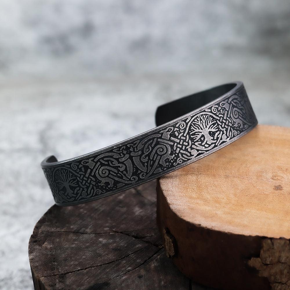 Lucky Tree Stainless Steel Bracelet