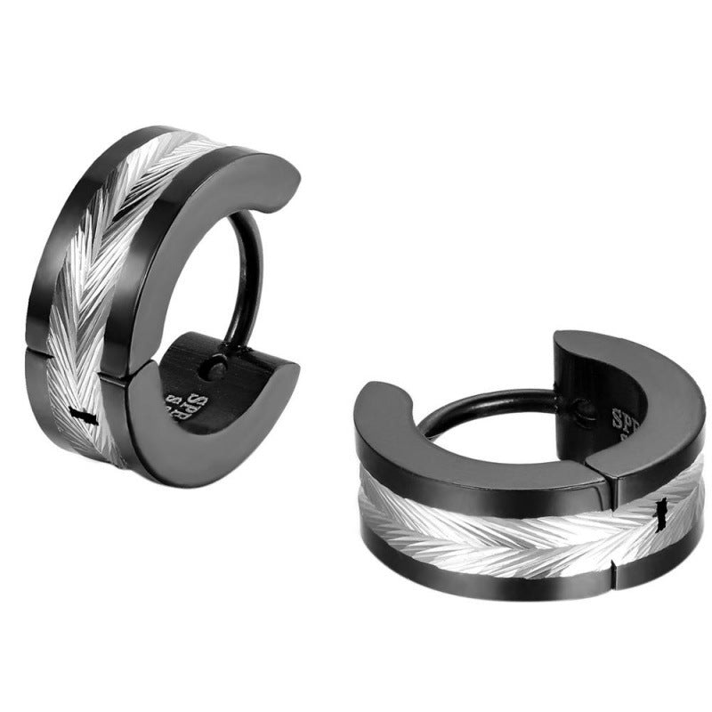 Electric Titanium Steel Stud Earring