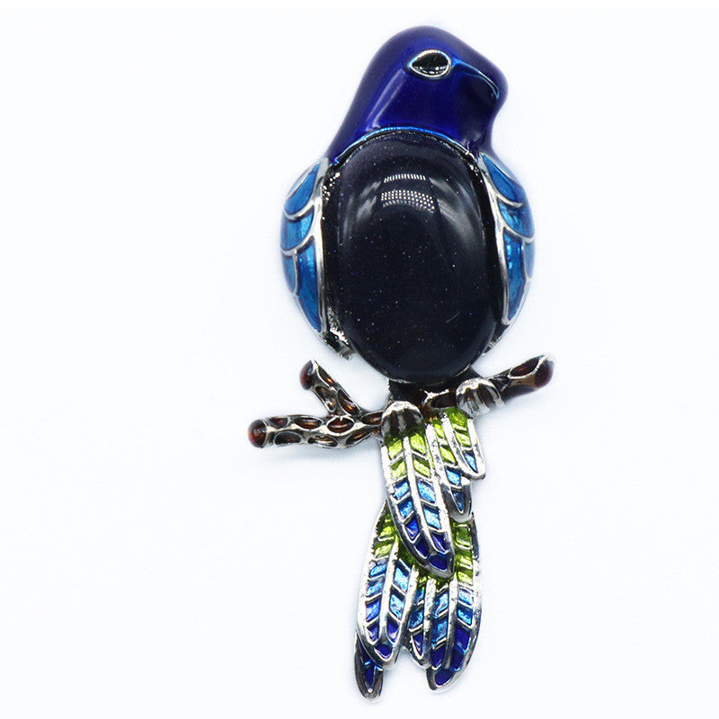 "Hello Birdie" - Brooch Pendant