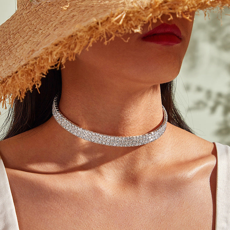 Diamond Choker Jewelry Sets