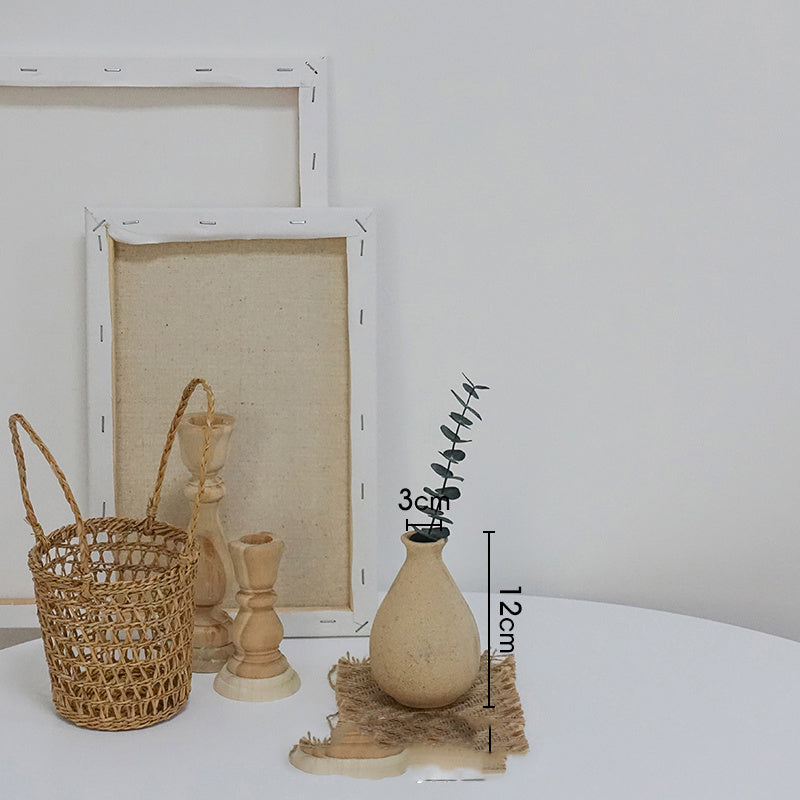 Classic Wooden Vases