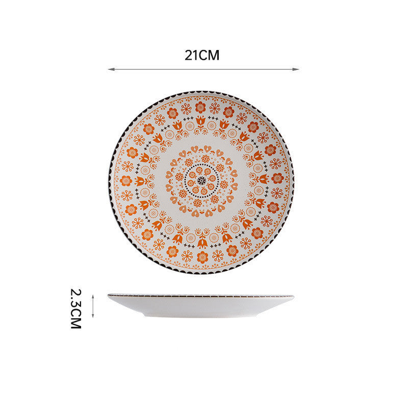 Retro Fruit and Salad Plate
