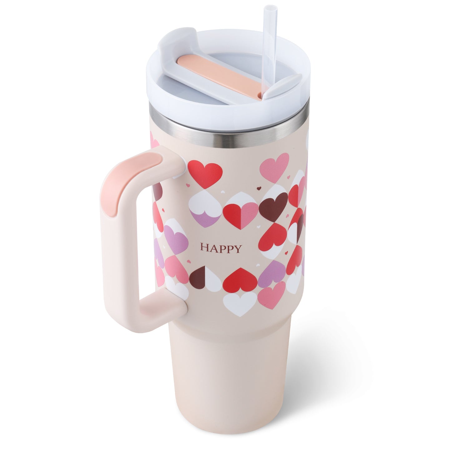 "Hydrate in Style" -  40 oz. Spill-proof Insulated Tumbler With Straw