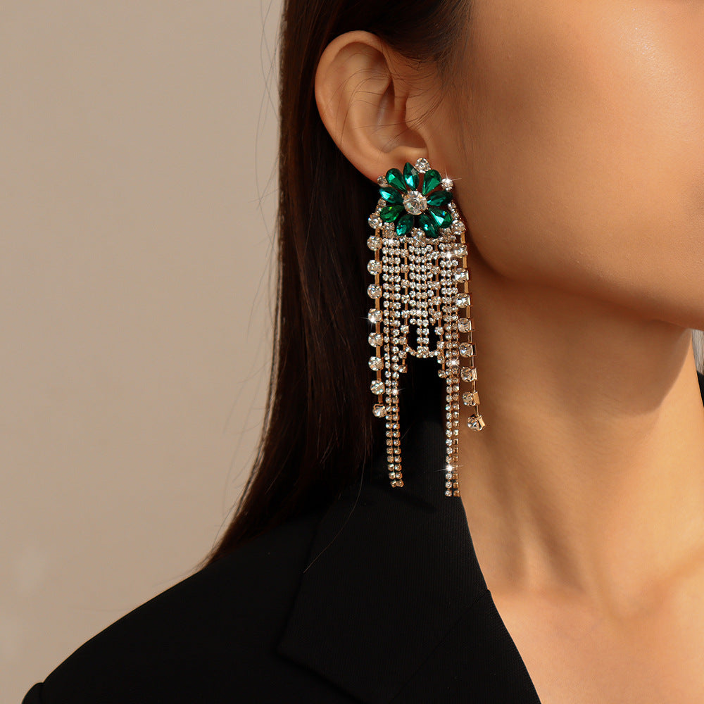 "Fairy Floral" - Tassel Earrings