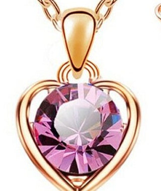 "A Rosey Heart" - Jewelry Set