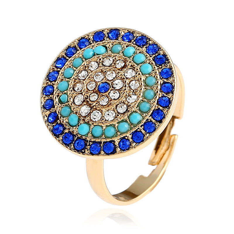 Evil Eye Four-piece Gold-plated Jewelry Set