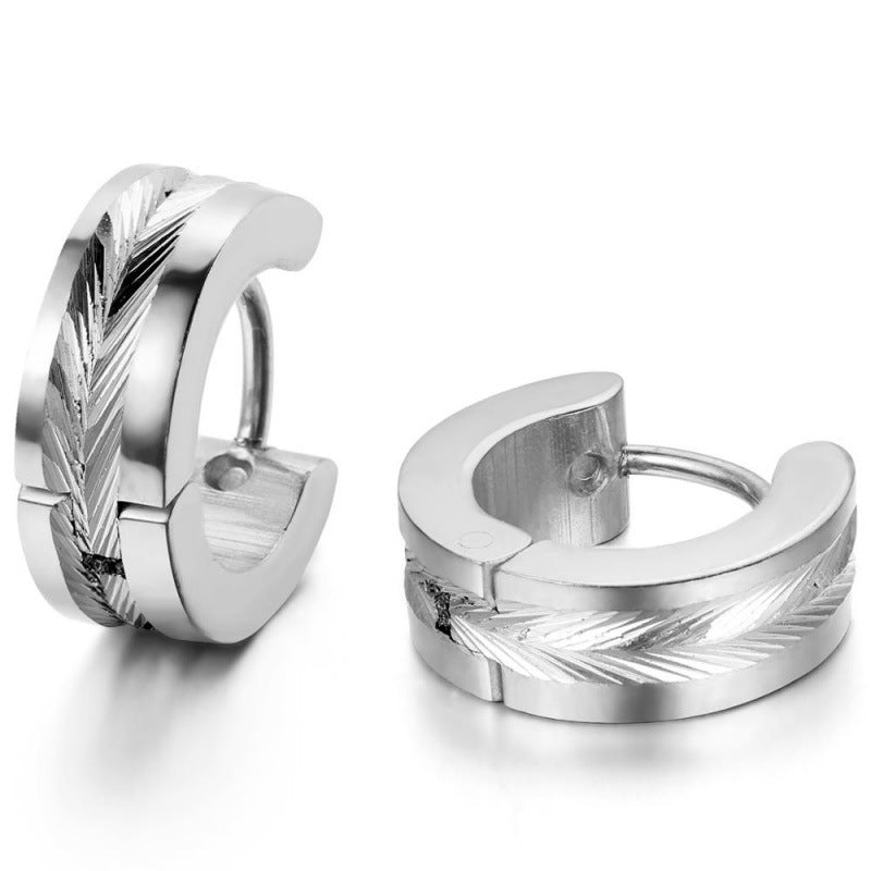 Electric Titanium Steel Stud Earring