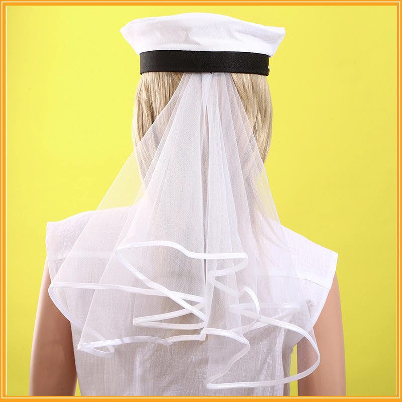 Bridal Navy Hat