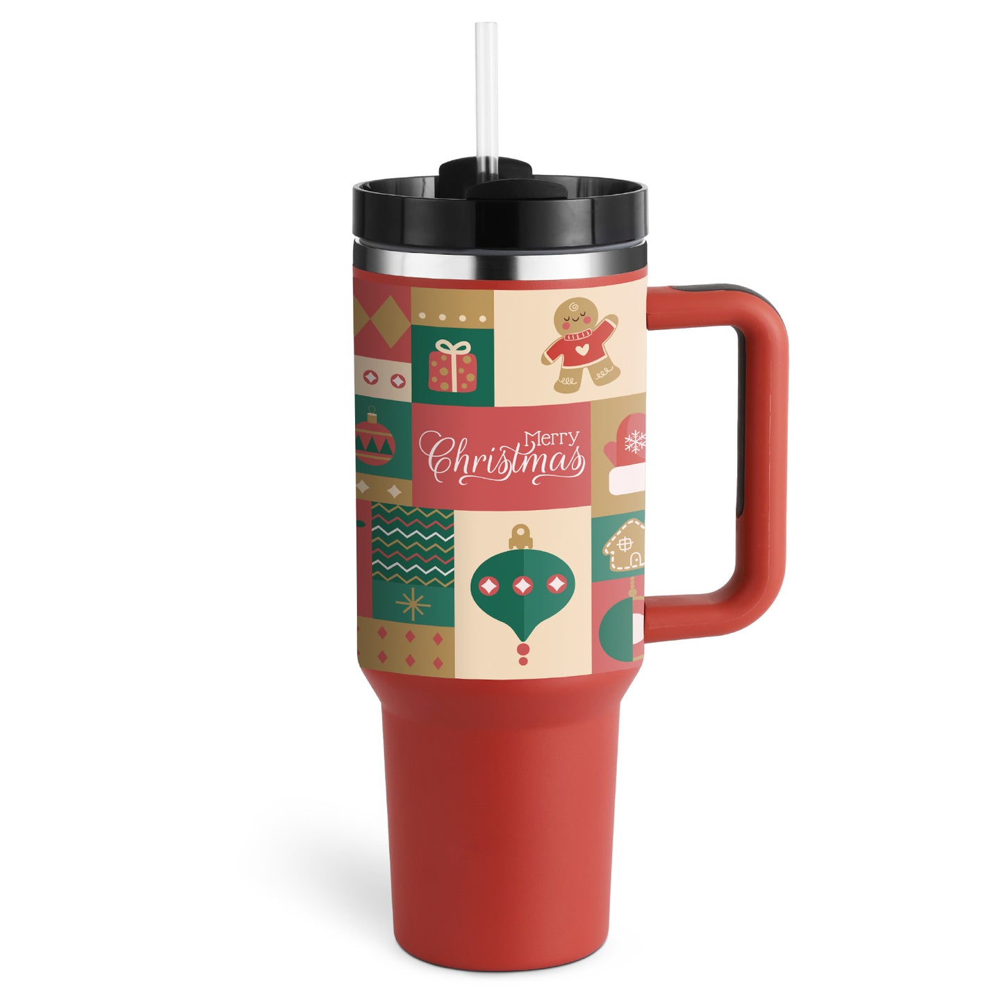 "Hydrate in Style" -  40 oz. Spill-proof Insulated Tumbler With Straw