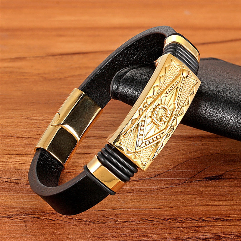 Woven Leather Bracelet
