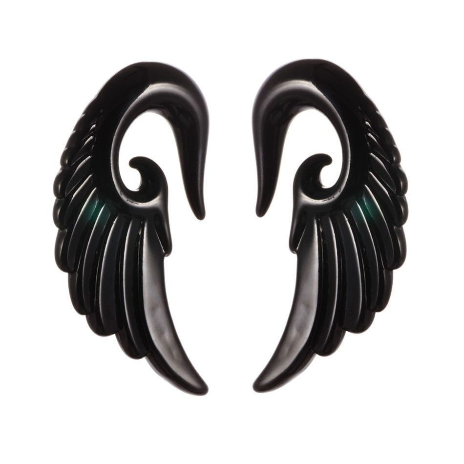 Acrylic Angel Wing Earrings
