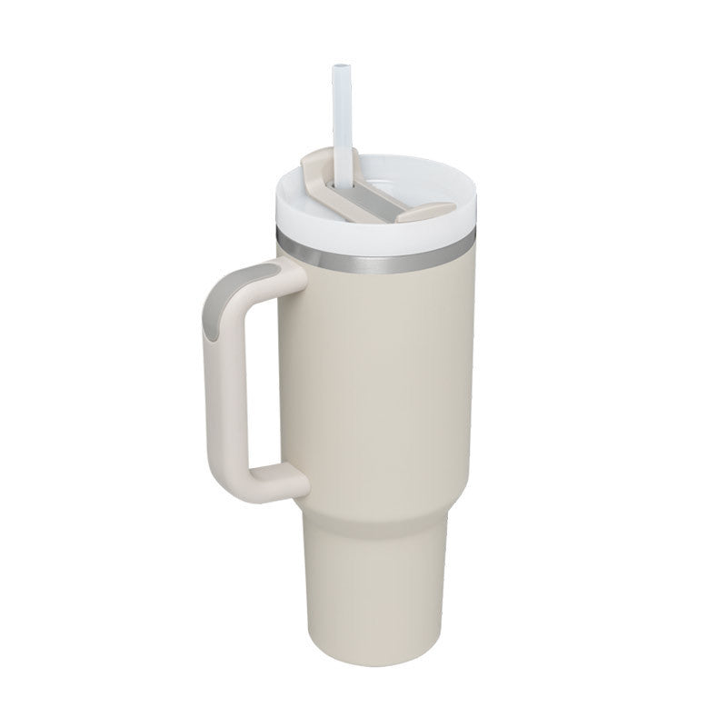 "Hydrate in Style" -  40 oz. Spill-proof Insulated Tumbler With Straw