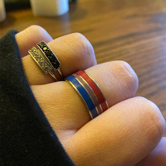 Rainbow Stainless Steel Ring