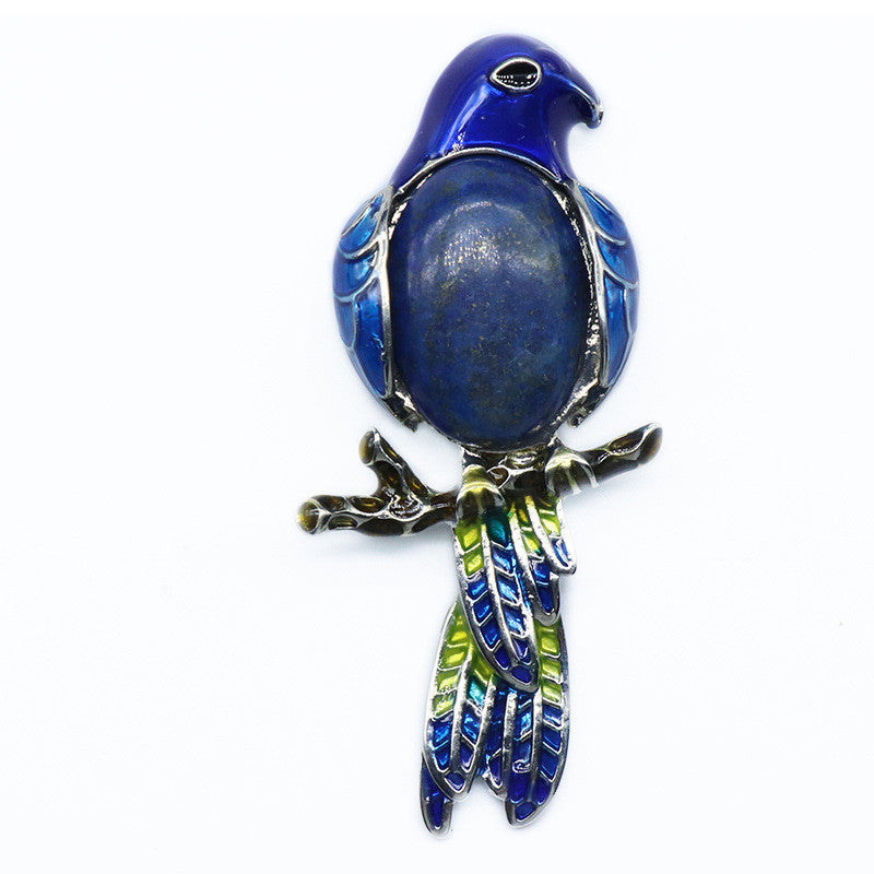 "Hello Birdie" - Brooch Pendant