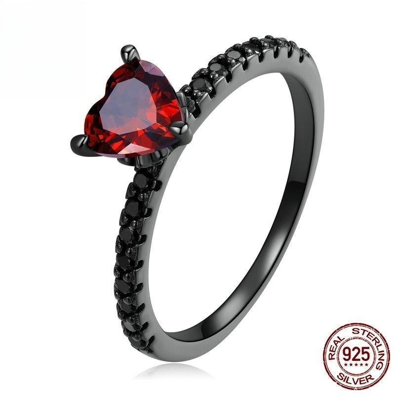 "Dark Night" -  Sterling Silver Ring