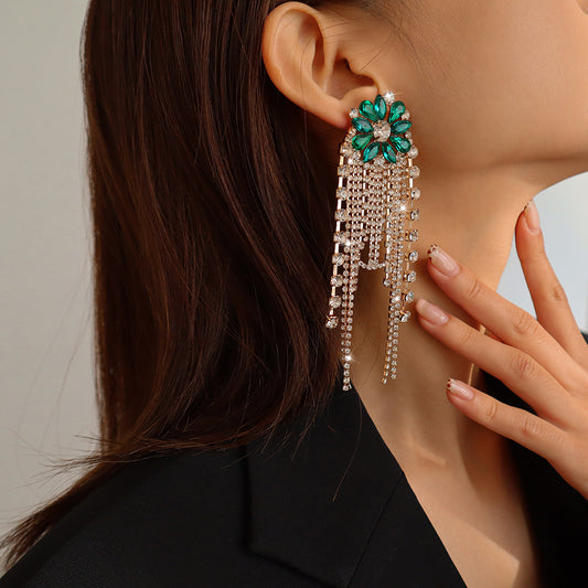 "Fairy Floral" - Tassel Earrings
