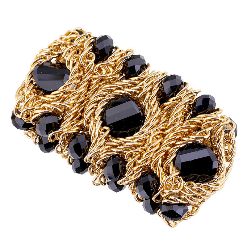 "The Creative Gem" - Handwoven Gemstone Bracelet