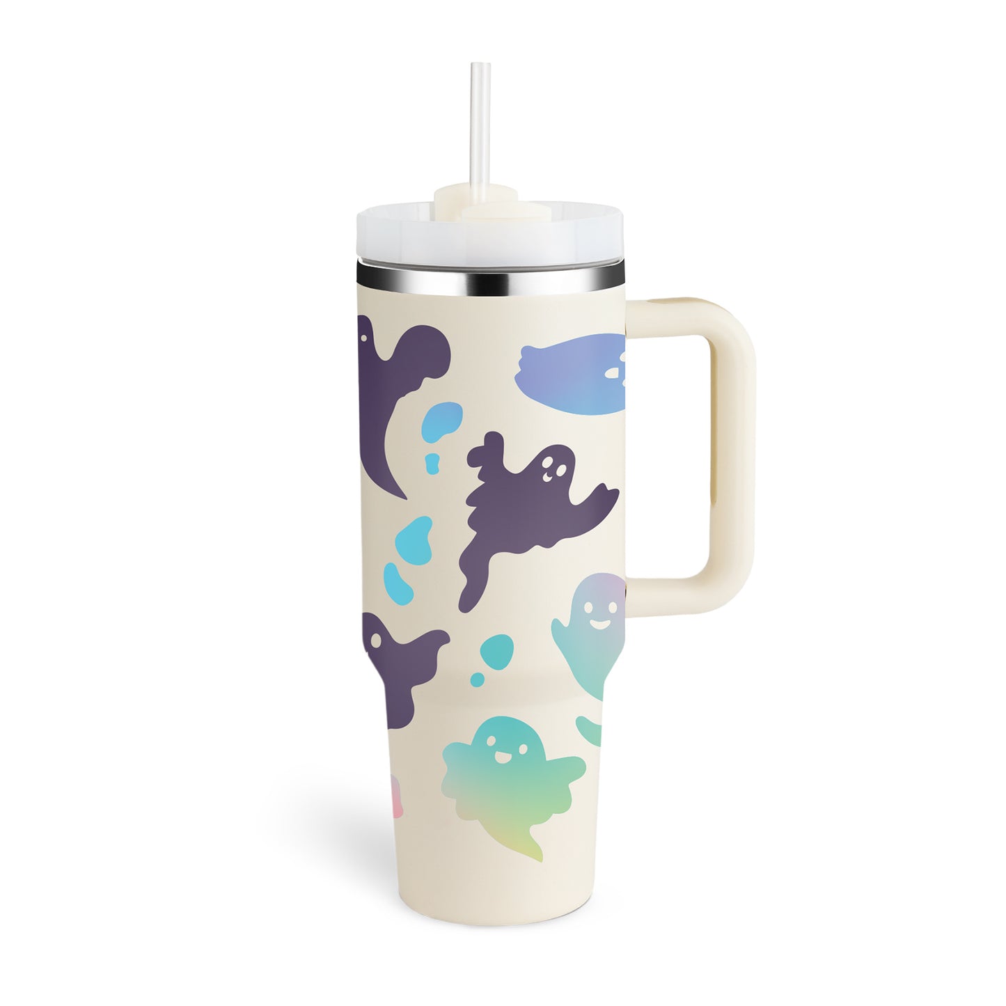 "Hydrate in Style" -  40 oz. Spill-proof Insulated Tumbler With Straw