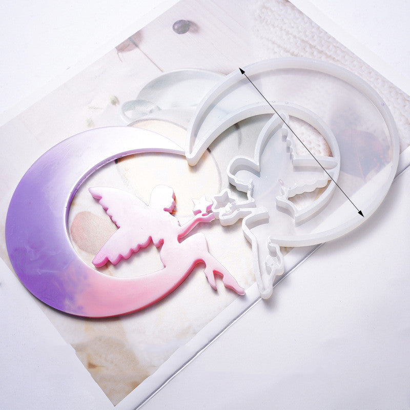 DIY Crystal Epoxy Moon Mold