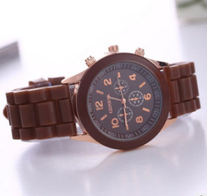 Geneva Jelly Silicone Quartz Watch