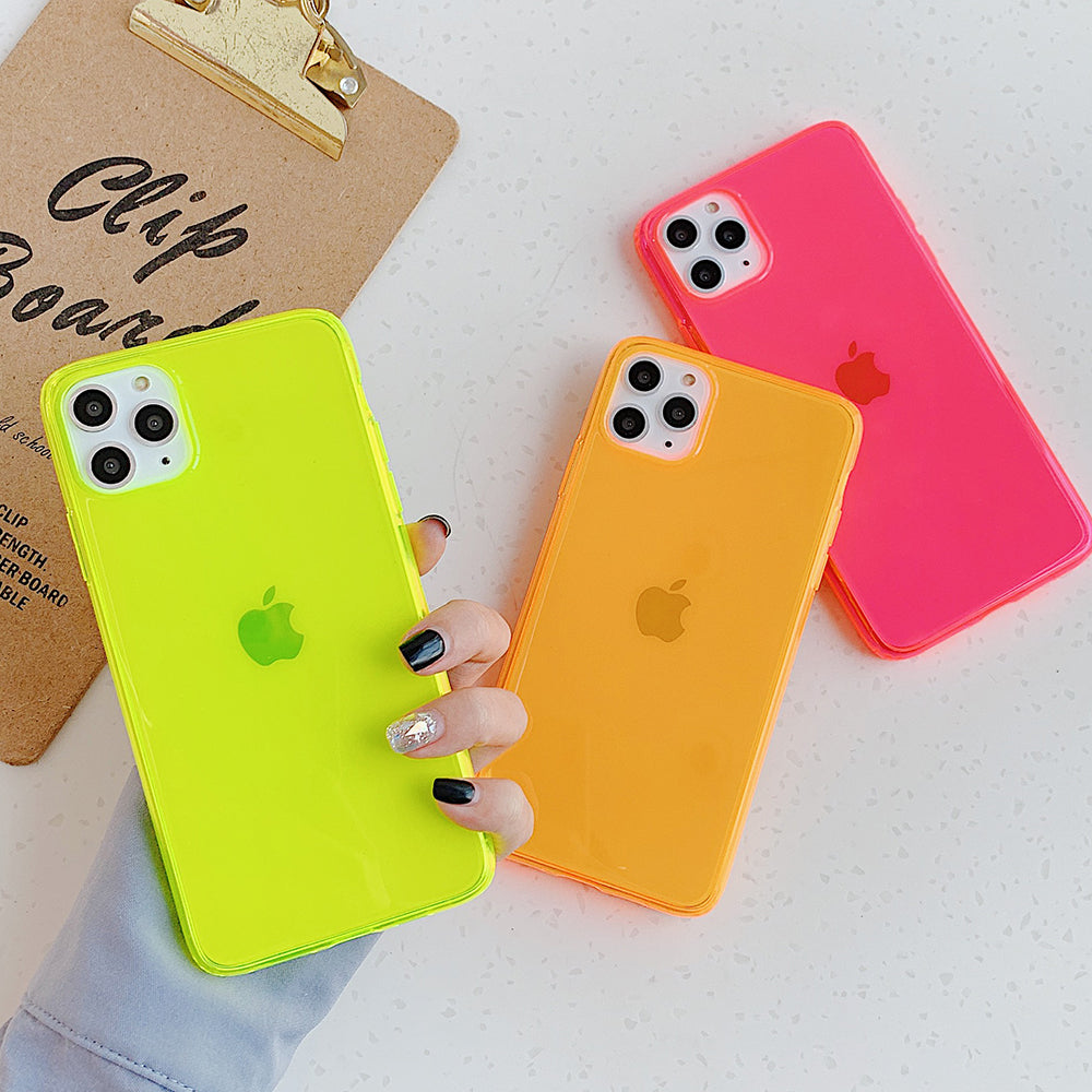 Neon Fluorescent Shatter-resistant Phone Cases - iPhone iPhone 7-13