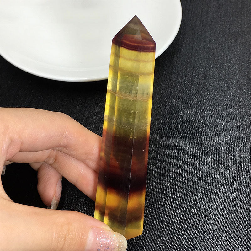 Hexagonal Natural Crystal Energy Column