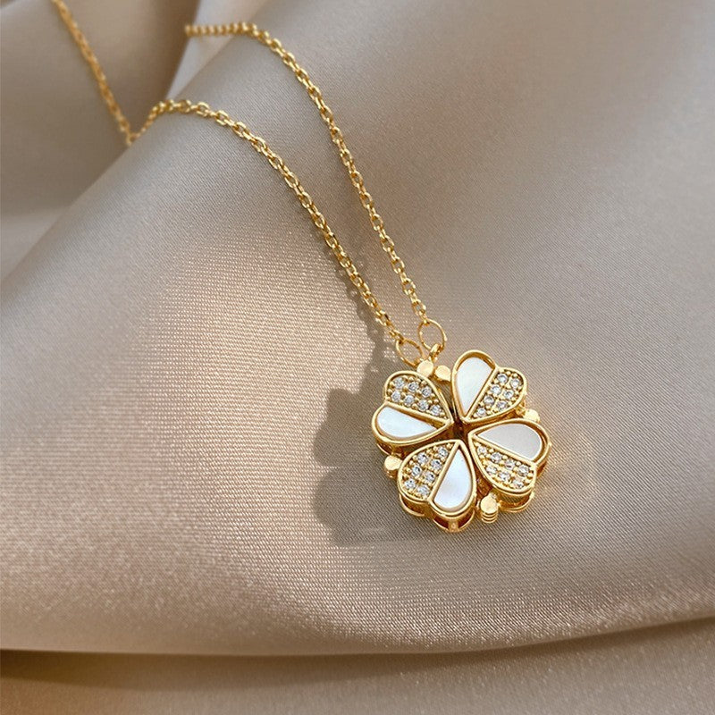 "Lucky Day" - Titanium Steel Pendant Necklace