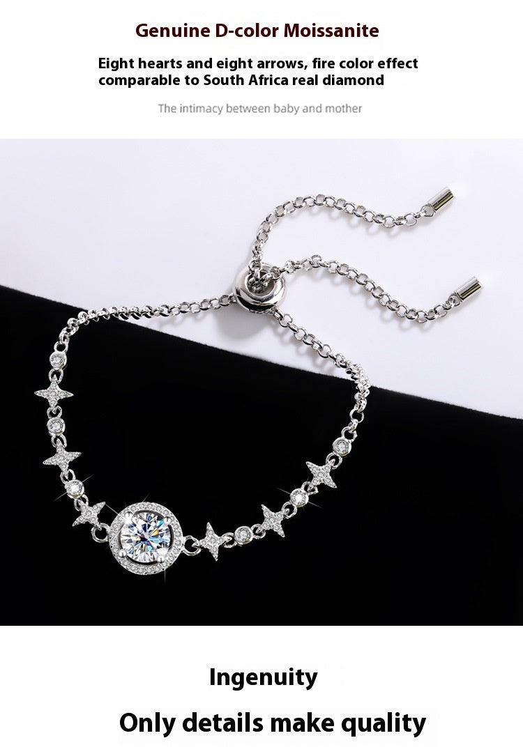 "Solo Star" - Simulated Diamond Bracelet