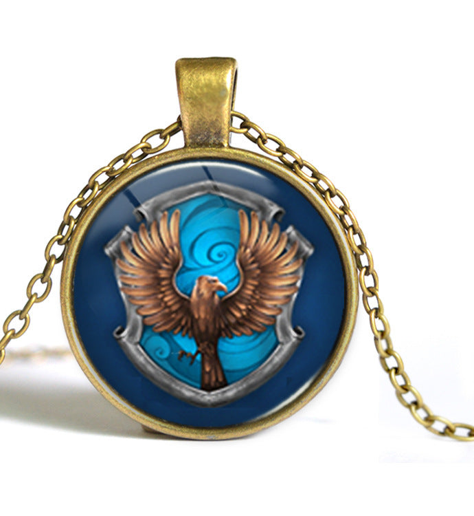 Harry Potter Hogwart's Slytherin Crest Necklace