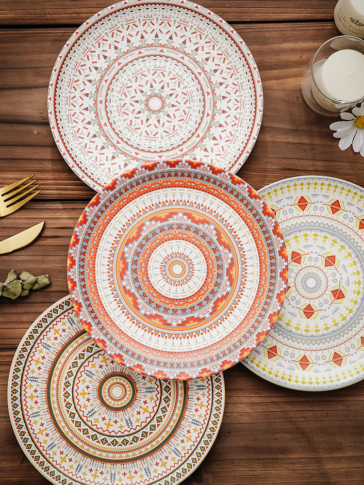 Retro Fruit and Salad Plate