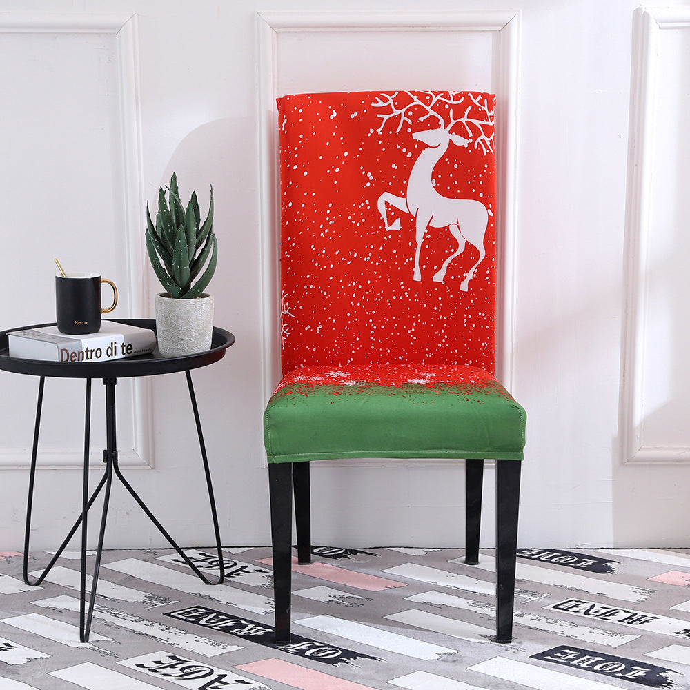 Universal Elastic Christmas Chair Cover