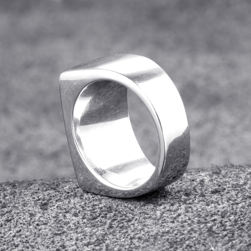 Metal F You Statement Rings